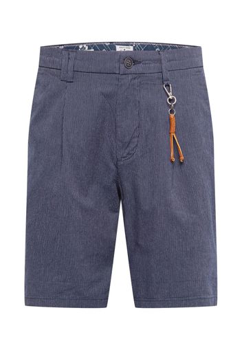 JACK & JONES Pantaloni chino 'Milton'  blu scuro / bianco