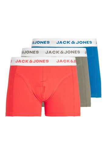 JACK & JONES Boxer 'Daniel'  blu / cachi / rosso / bianco