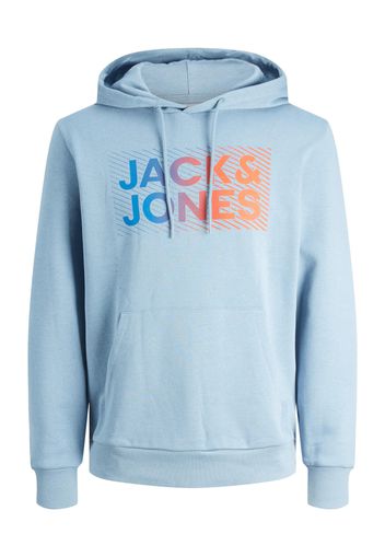 JACK & JONES Felpa 'RAYMOND'  navy / blu chiaro / lilla / arancione