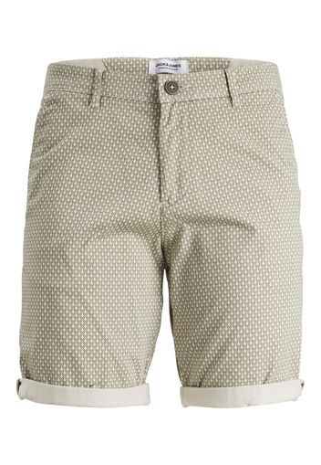 JACK & JONES Pantaloni chino 'Bowie'  crema / oliva