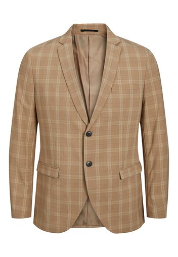 JACK & JONES Giacca da completo 'FRANCO'  beige / marrone chiaro