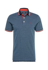 JACK & JONES Maglietta  blu colomba / navy / bianco / rosso