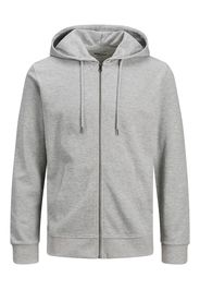 JACK & JONES Giacca di felpa  grigio