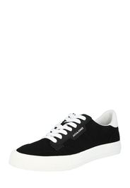 JACK & JONES Sneaker bassa 'JFWMORDEN COMBO ANTHRACITE STS'  nero / bianco