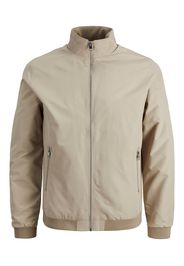 JACK & JONES Giacca di mezza stagione 'JJERUSH HARRINGTON'  beige