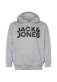 JACK & JONES Felpa  nero / grigio chiaro