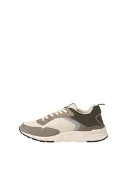 JACK & JONES Sneaker bassa 'Helium Combo 2.0'  talpa / greige / bianco naturale / oliva