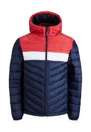 JACK & JONES Giacca di mezza stagione 'Hero'  navy / rosso / bianco