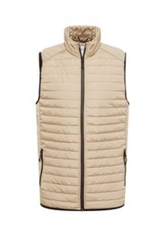 JACK & JONES Gilet  beige scuro / nero