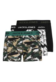 JACK & JONES Boxer  grigio basalto / verde / nero / bianco