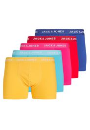 JACK & JONES Boxer  blu / giallo / rosa / rosso