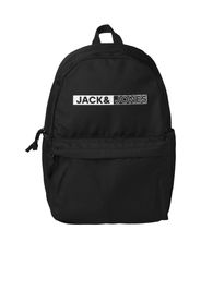 JACK & JONES Zaino  nero / bianco