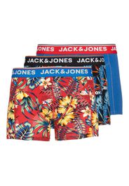 JACK & JONES Boxer 'Azores'  blu / giallo / nero / bianco