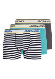 JACK & JONES Boxer 'COREY'  marino / turchese / grigio basalto / bianco