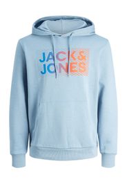 JACK & JONES Felpa 'RAYMOND'  navy / blu chiaro / lilla / arancione