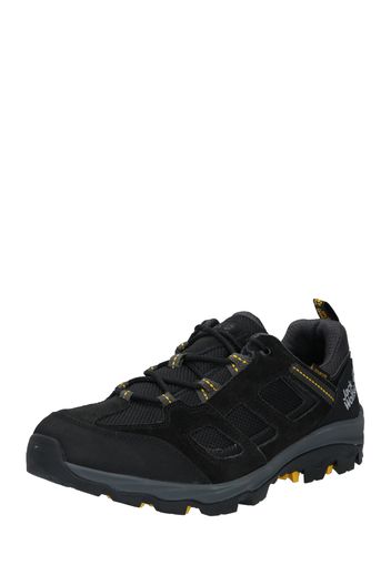 JACK WOLFSKIN Scarpa bassa 'Voje 3'  nero / giallo