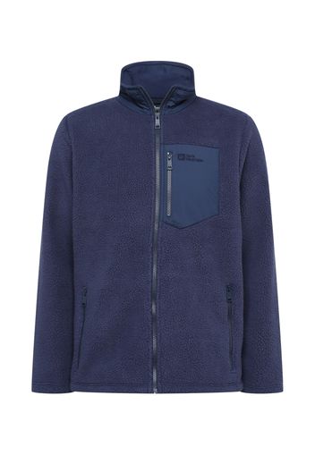 JACK WOLFSKIN Giacca di pile funzionale 'KINGSWAY'  navy