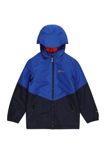 JACK WOLFSKIN Giacca per outdoor 'TRIOS'  blu / navy / grigio