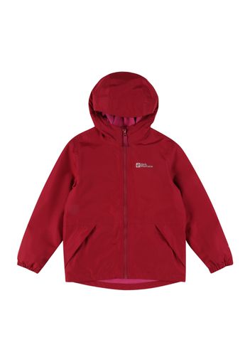 JACK WOLFSKIN Giacca per outdoor  rosa / rosso violaceo / bianco