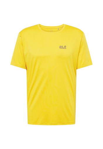 JACK WOLFSKIN Maglia funzionale  giallo