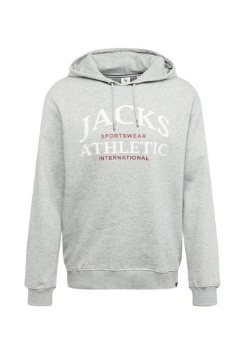 Jack's Felpa  grigio sfumato / rosso carminio / bianco