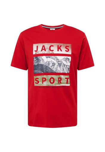 Jack's Maglietta 'Mountain'  colori misti / rosso