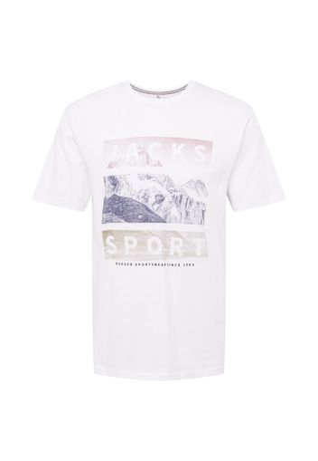 Jack's Maglietta 'Mountain'  colori misti / bianco