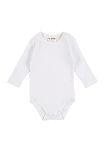 JACKY Tutina / body per bambino 'Interlock-Body langarm 5er Pack  BASIC'  bianco