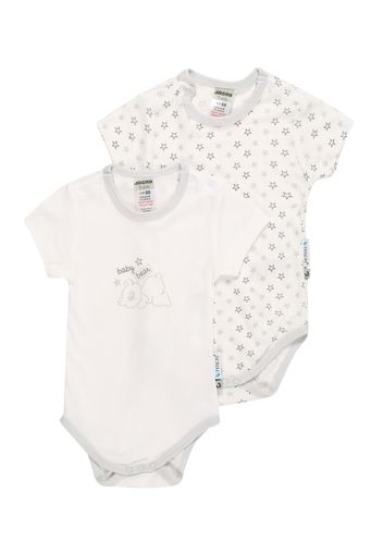 JACKY Tutina / body per bambino  grigio / bianco