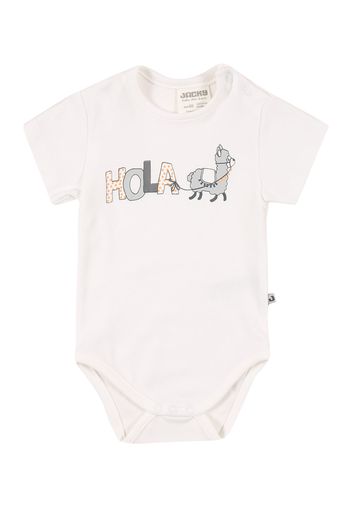 JACKY Tutina / body per bambino 'Lama'  grigio / grigio scuro / arancione / offwhite