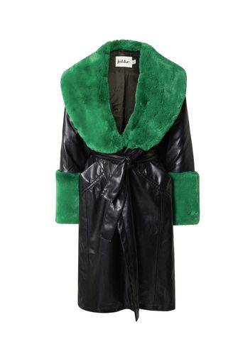 JAKKE Cappotto di mezza stagione 'BAILEY'  verde / nero