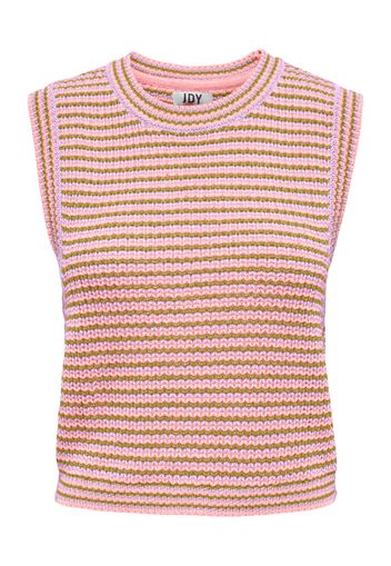 JDY Pullover 'Vera'  rosa / oliva / lilla pastello / rosé