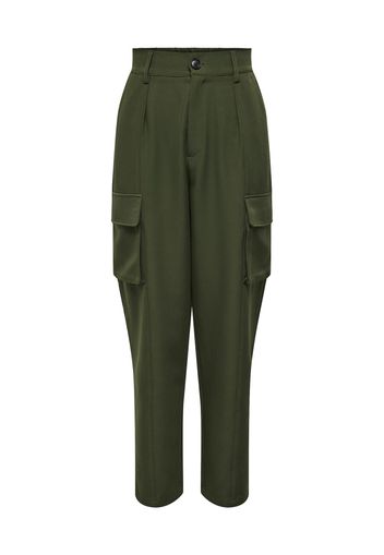 JDY Pantaloni cargo 'ROMA'  verde scuro