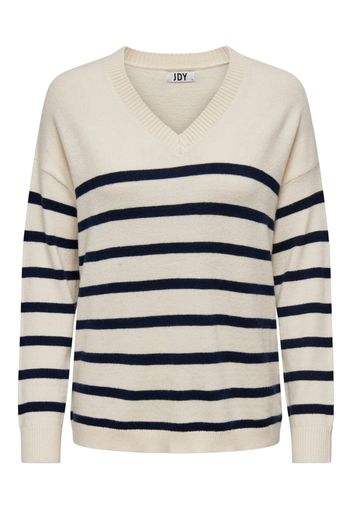 JDY Pullover 'Marco'  marino / bianco lana