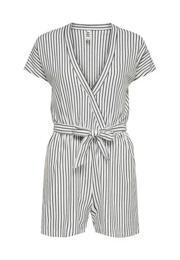 JDY Tuta jumpsuit 'PABLO'  nero / bianco