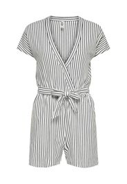 JDY Tuta jumpsuit 'PABLO'  nero / bianco