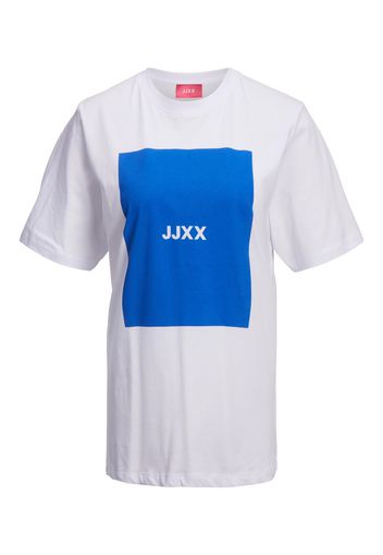 JJXX Maglietta 'JXAMBER'  bianco / blu