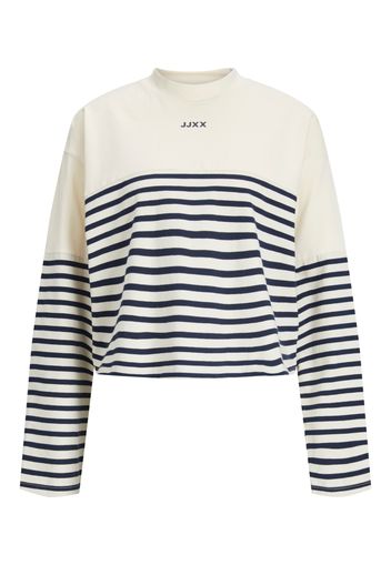 JJXX Maglietta 'Polly'  beige / navy