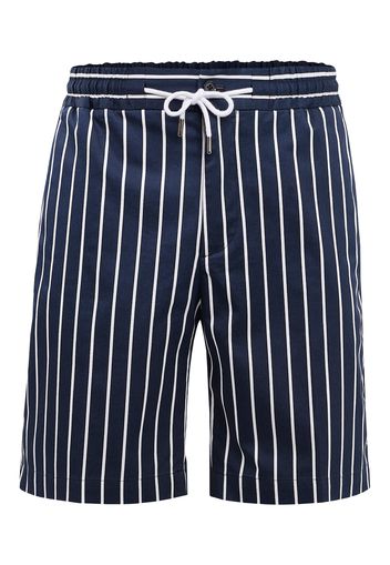 J.Lindeberg Pantaloni 'Earl'  navy / bianco