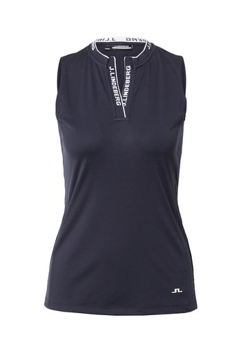 J.Lindeberg Top sportivo 'Leya'  navy / bianco