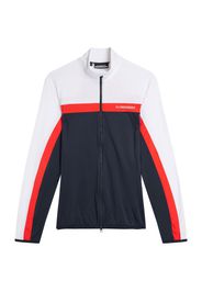 J.Lindeberg Giacca di felpa sportiva 'Jarvis'  navy / rosso / offwhite