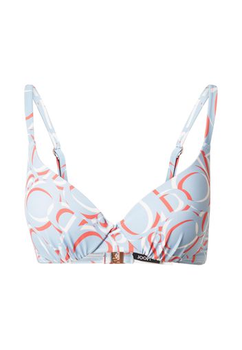 JOOP! Bodywear Top per bikini  blu chiaro / corallo / bianco