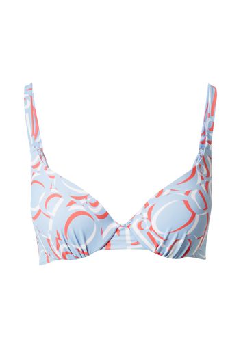 JOOP! Bodywear Top per bikini  blu chiaro / rosso chiaro / bianco