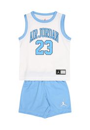 Jordan Set  blu chiaro / nero / bianco