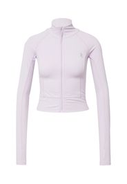 Juicy Couture Sport Giacca di felpa sportiva 'LARA'  lilla pastello / argento