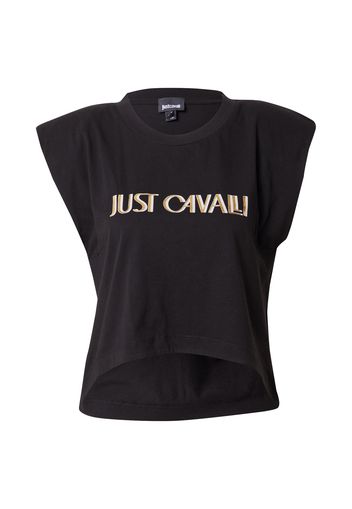 Just Cavalli Maglietta 'HAILEY 2'  nero / sabbia / bianco