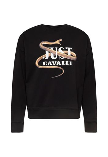 Just Cavalli Felpa  giallo oro / nero / bianco