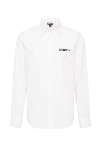 Just Cavalli Camicia 'POPLIN DAVID'  nero / bianco