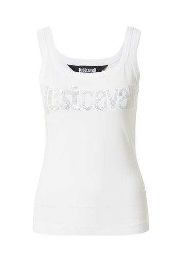 Just Cavalli Top  argento / bianco