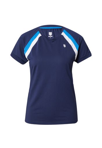 K-Swiss Performance Maglia funzionale  navy / azzurro / bianco